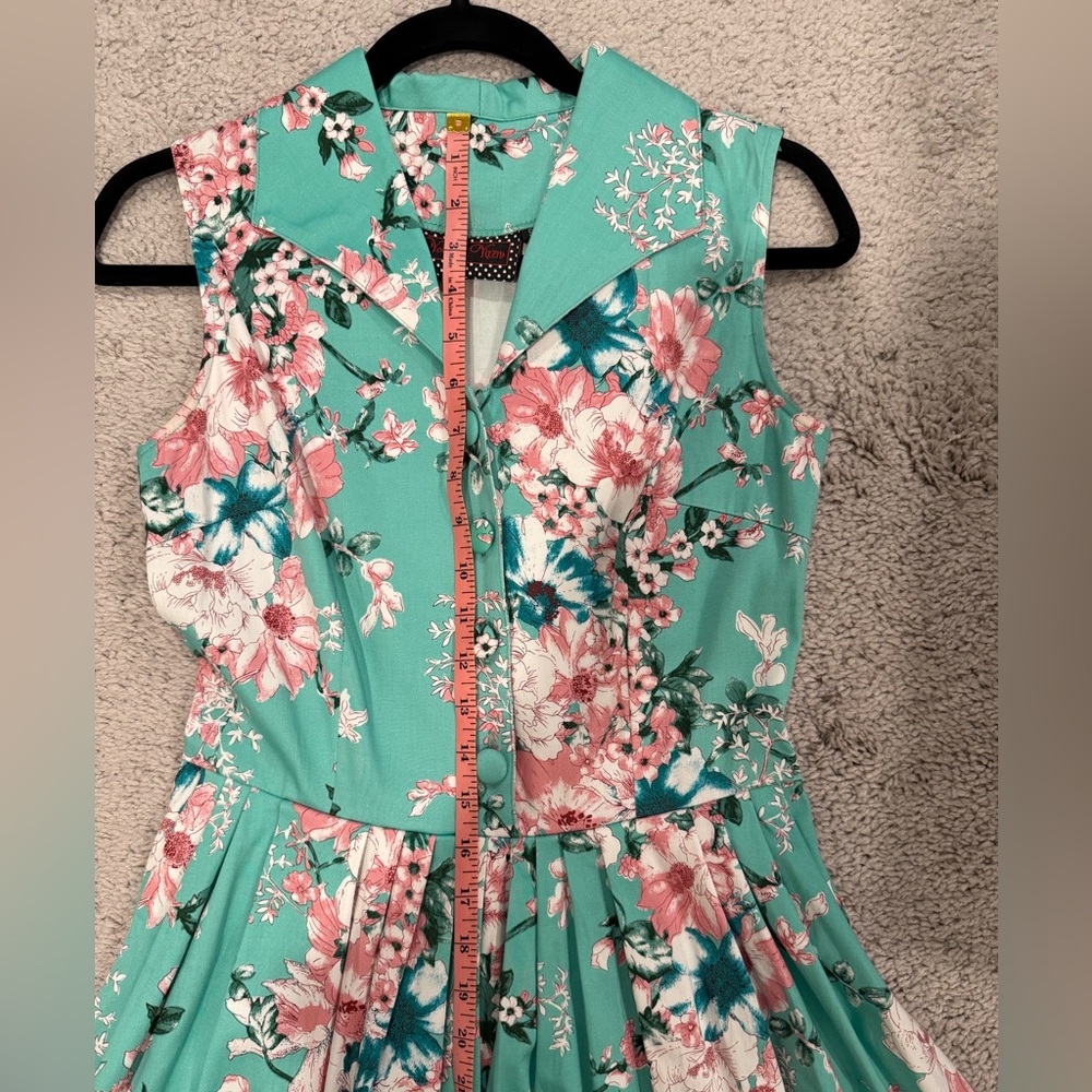 Voodoo Vixen Size Small Floral dress - Picture 13 of 14
